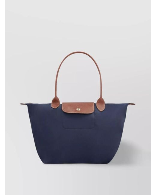 Longchamp Blue Original M Shoulder Bag