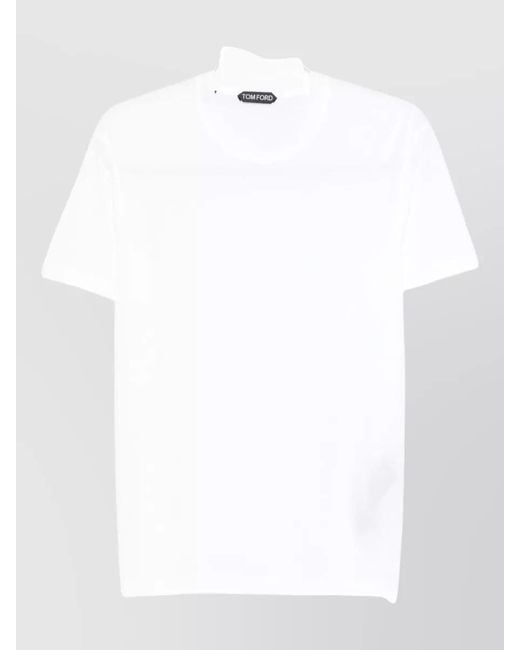 Tom Ford White Crew Neck T-Shirt for men