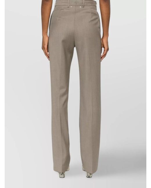 Golden Goose Deluxe Brand Gray Virgin Wool Relaxed-Fit Straight Trousers