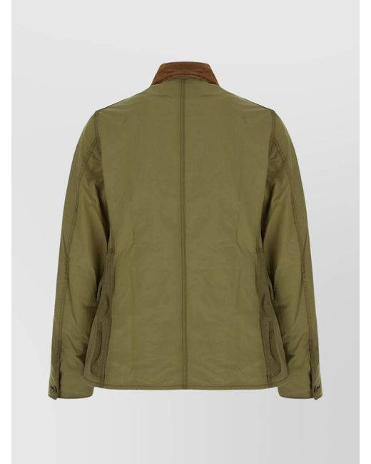 Barbour Green Cotton Workwear Jacket for men