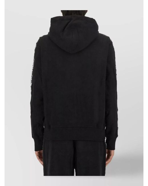 Versace Jeans Couture Black Regular-Fit Hoodie for men
