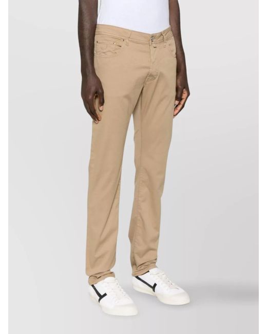 Jacob Cohen Natural Slim-Fit Denim Straight-Leg Trousers for men