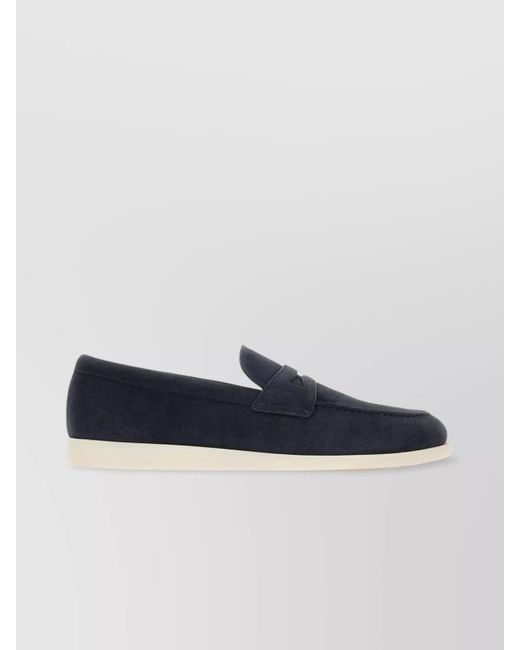 Church's Blue Suede Loafers for men