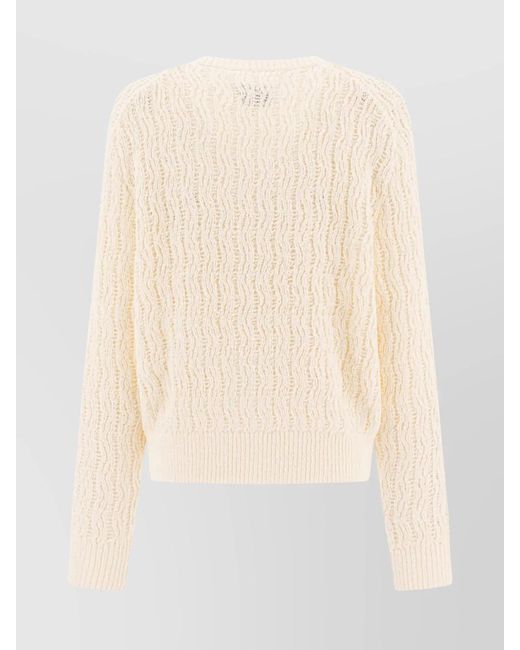 Loulou de Saison Natural Fine-Knit Cardigan