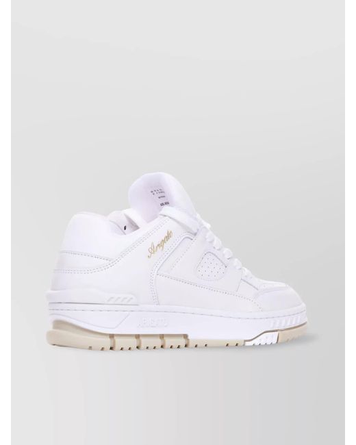 Axel Arigato White Leather Low-Top Sneakers