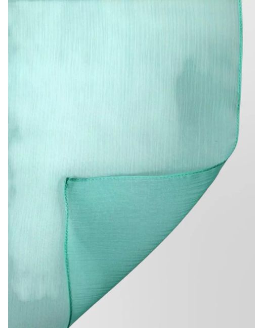 Dolce & Gabbana Green Silk Stole Neck Wrap Shawl for men