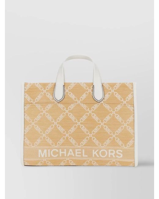 Michael Kors Natural Voyager Large Tote Bag