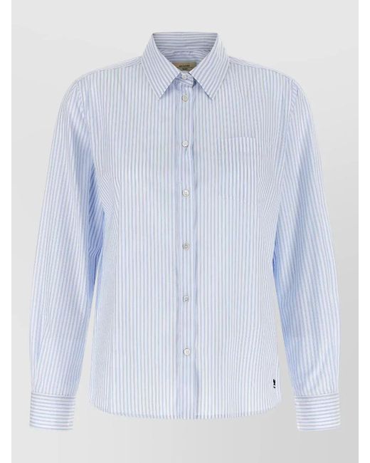 Weekend by Maxmara Blue Cotton Shirt