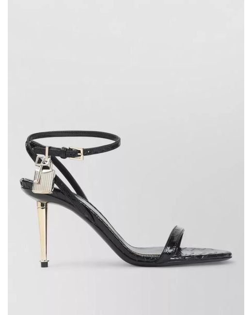 Tom Ford Multicolor Leather Printed Sandals