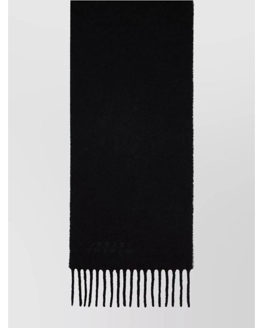 Isabel Marant Black Alpaca Scarf