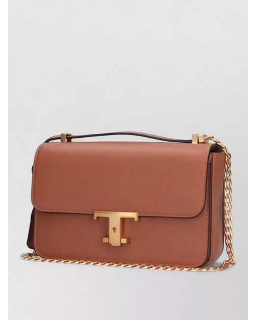 Tod's Brown Na Leather Cross-Body Bag