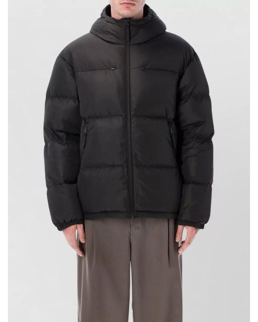 Hiking Patrol Black Down Puffer Jacket for men