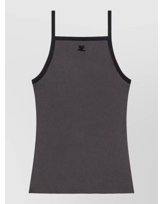 Courreges Gray Top