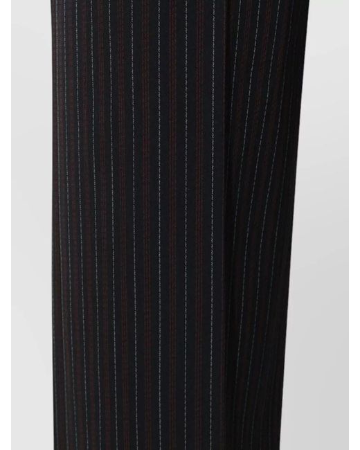 Sacai Black Embroidered Tailored Trousers