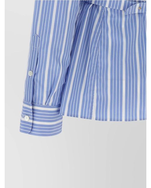 Jacquemus Blue Cotton Shirt