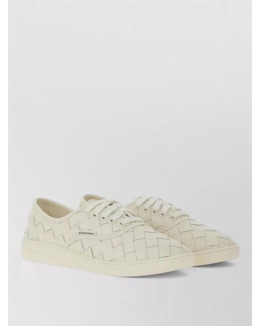 Bottega Veneta Natural Calfskin Low-Top Sneakers for men