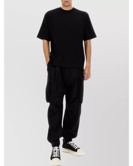 DSquared² Black Cotton Cargo Pants for men