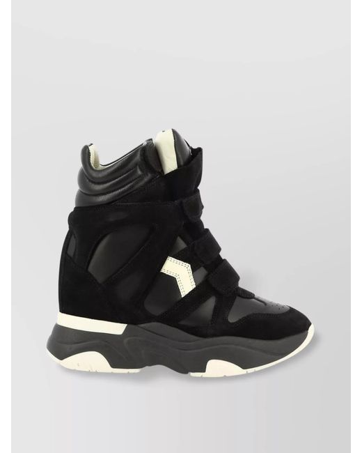 Isabel Marant Black Balskee High-Top Sneakers