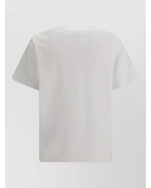 Casablanca Blue Organic Cotton Oversized Printed T-Shirt for men