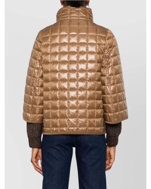 Fay Natural Quilted Cape