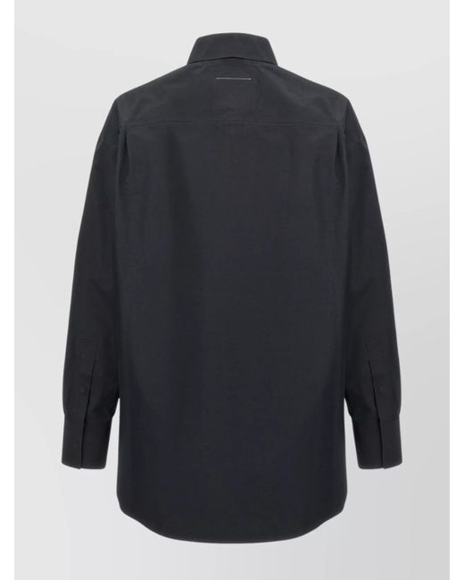 MM6 by Maison Margiela Blue Printed Shirt