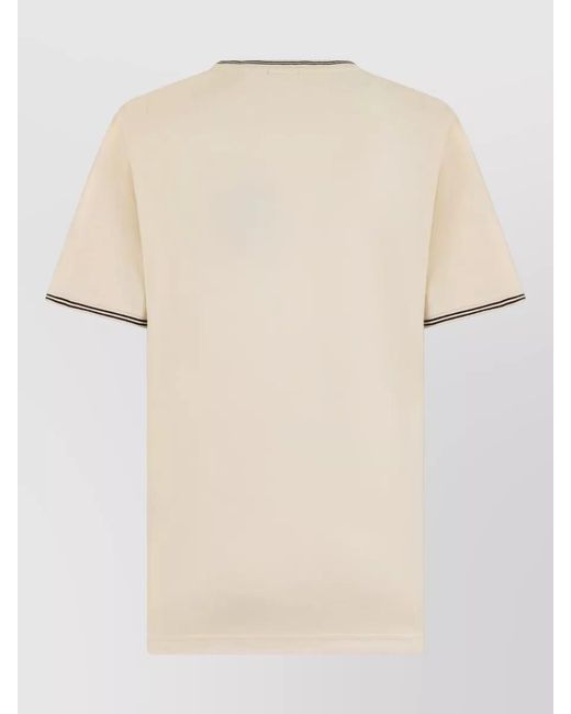 Boss Natural Cotton Crew Neck T Shirt Short Sleeves for men