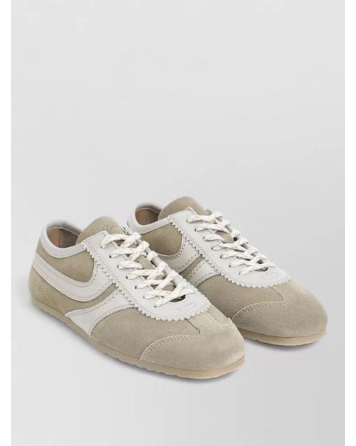Dries Van Noten Multicolor Leather Low-Top Sneakers