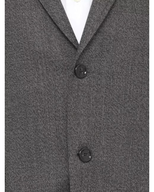 Lardini Gray Wool Single Breasted Suit for men