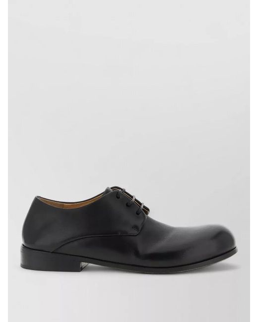 Marsèll Black Leather Derby Shoes for men