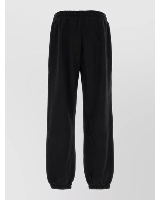 The North Face Black Cotton Blend Joggers Lightweight Fabric Pockets for men