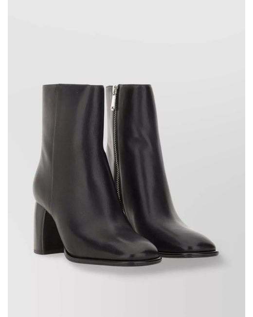 Michael Kors Black Leather Ankle Boots