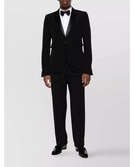 SAPIO Black Single-Breasted Wool Blazer