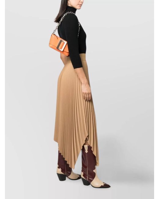 Boyy Orange Na Calf Leather Shoulder Bag