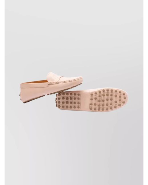 Tod's Pink Loafers