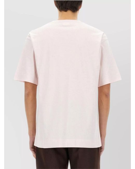 Dries Van Noten White Cotton T-Shirt for men