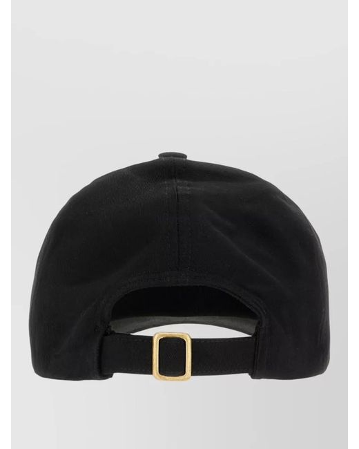 Vivienne Westwood Black Casual Hat Curved Brim Street Style