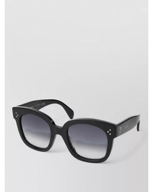 Céline Black Sunglasses Square Acetate Cl4002Un Gradient