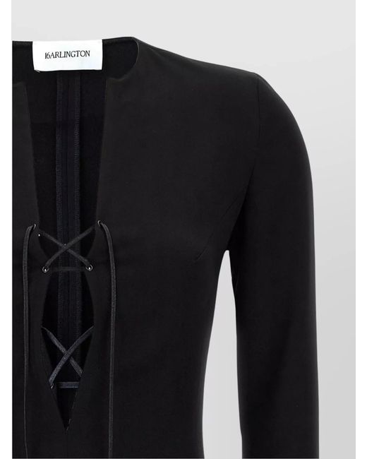16Arlington Black Mini Dress