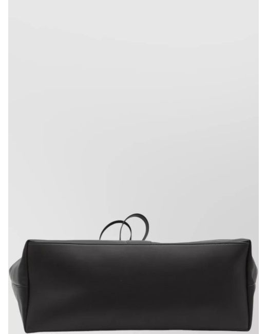 Saint Laurent Black Large Y Tote Bag Leather Design for men