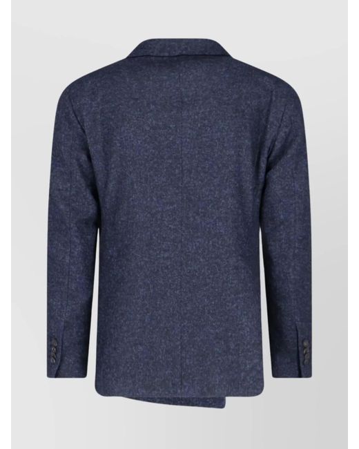Tagliatore Blue Wool Blend Blazer for men