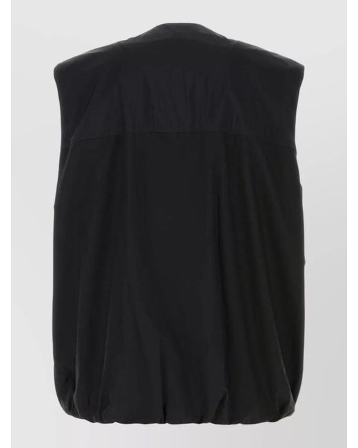 Tatras Black Silk Blend Vest for men