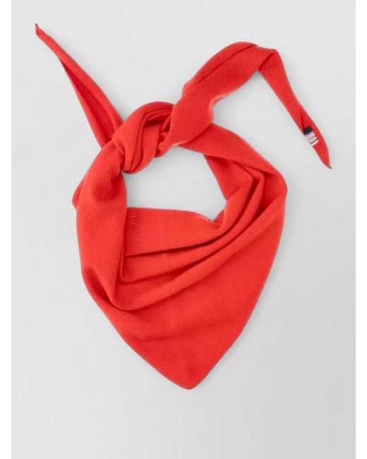 Extreme Cashmere Red Silk Hair Scarf Square Care Instructions