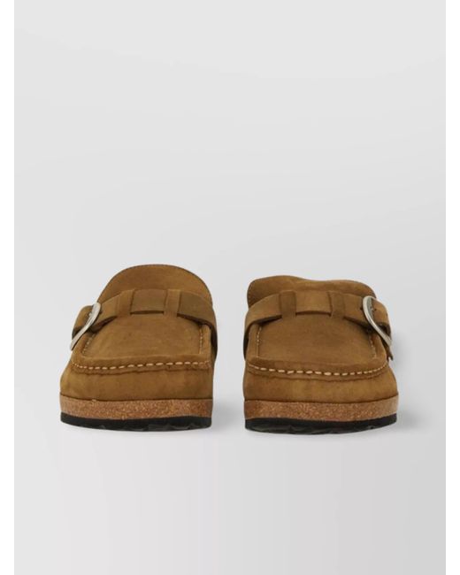 Birkenstock Brown Shearling Slippers