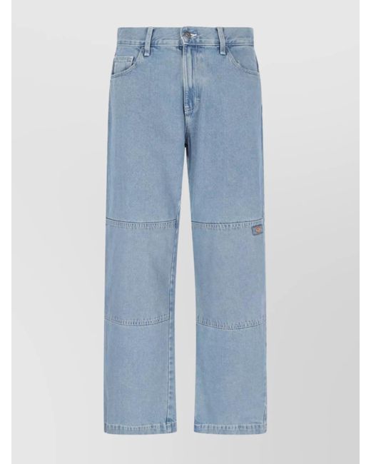Dickies Blue Straight-Leg Trousers for men