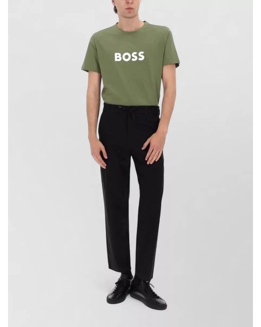 Boss Black Straight-Leg Chino Trousers for men