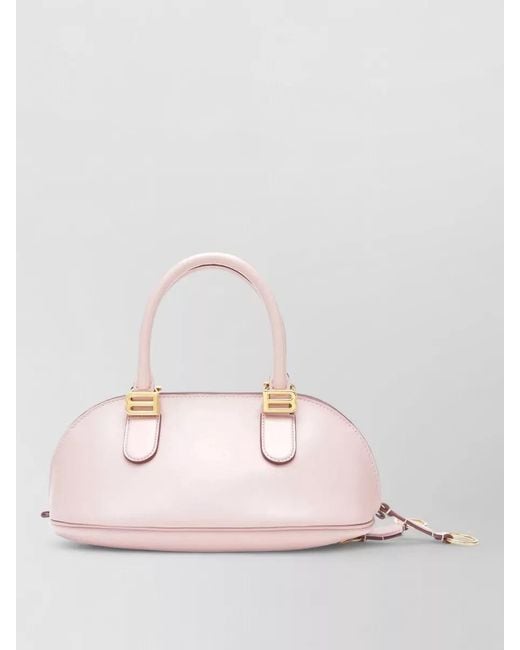 Balenciaga Pink Shoulder Bag Detachable Strap Hardware