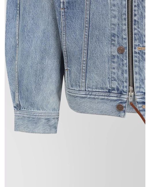 Céline Blue Denim Oversized Trucker Jacket for men