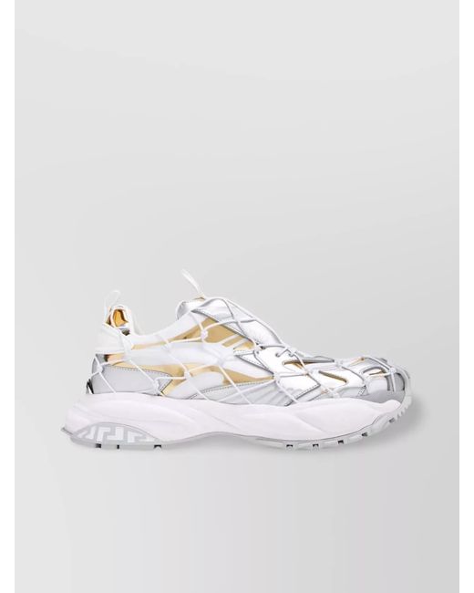 Versace White Low-Top Sneakers