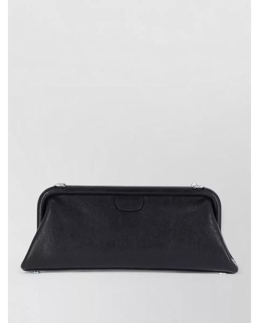 Vivienne Westwood Black Textured Clutch Bag Shoulder Strap Adjustable