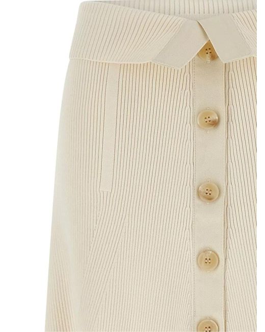 Zimmermann Natural Rebellion A Line High Waist Midi Skirt
